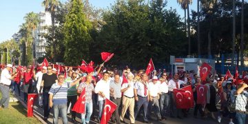 Antalya 1 No’lu Şube – Teröre Lanet Yürüyüşü
