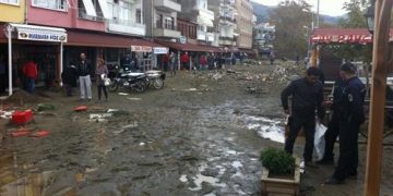Bursa 2 No’lu Şube – Balıkesir Marmara Adasında Sel Felaketi