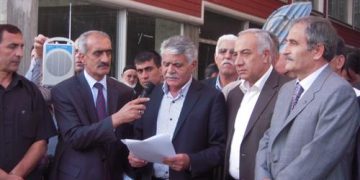 Erzurum 2 No’lu Şube – AKP İl Başkanlığı Önünde Kitlesel Basın Açıklaması