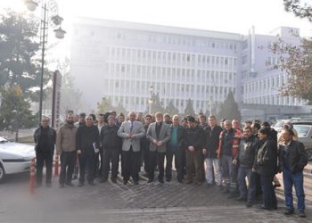 KONYA 1 NO’LU ŞUBE – KADRO BEKLEYEN TAŞERON İŞÇİLERİNİN VİZİTE EYLEMİ