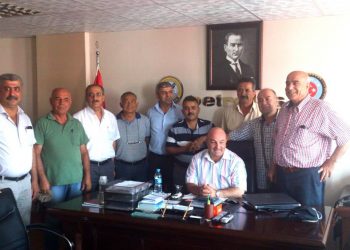 Mersin 1 No’lu Şube – GREV’deki Krom ve Soda İşçilerine Destek Ziyareti