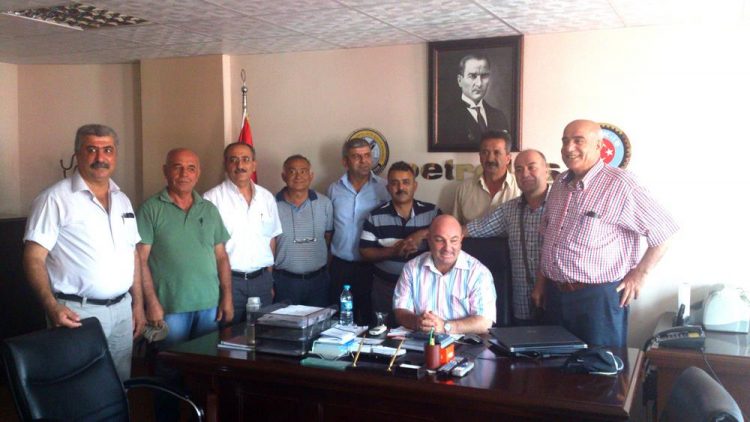 Mersin 1 No’lu Şube – GREV’deki Krom ve Soda İşçilerine Destek Ziyareti