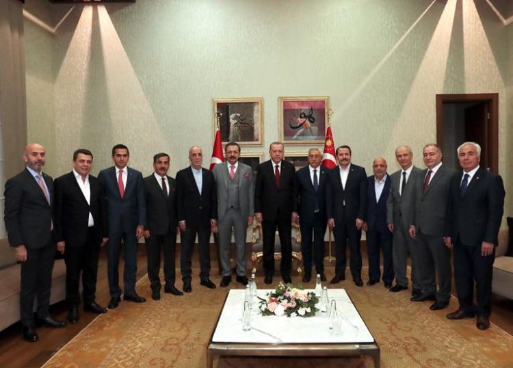 Cumhurbaşkanı Erdoğan, Barış Pınarı Harekatı’na Destek Veren Türkiye-AB Karma İstişare Komitesi Üyelerini Kabul Etti