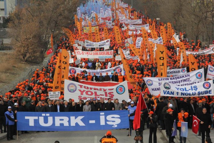 “KÖLELİK DÜZENİNE SON” MİTİNGİNDEN KARELER