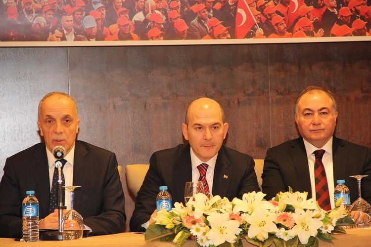 Başkanlar Kurulumuza Çalışma ve Sosyal Güvenlik Bakanımız Sayın Süleyman Soylu Katıldı