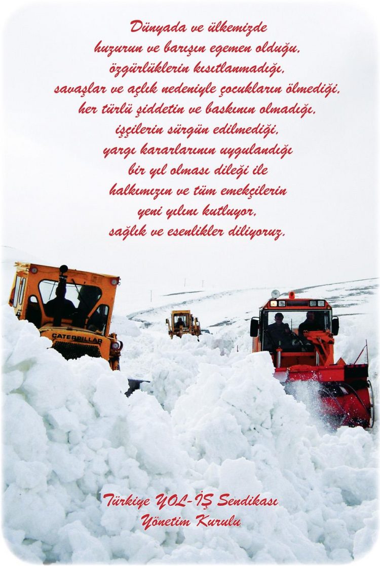 YENİ YILINIZ KUTLU OLSUN…