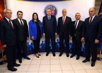 Cumhurbaşkanımız Sayın ERDOĞAN TÜRK-İŞ’i Ziyaret Etti