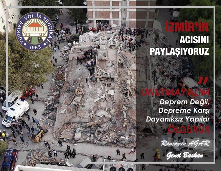 İzmir’in Acısını Paylaşıyoruz