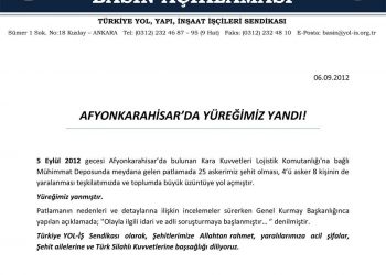 AFYONKARAHİSAR’DA YÜREĞİMİZ YANDI!