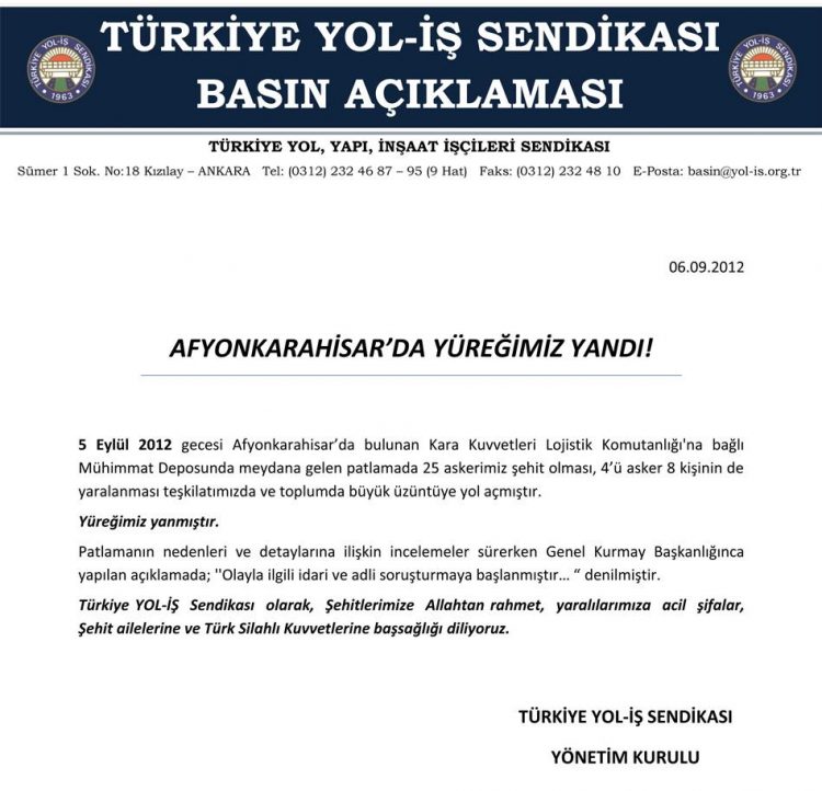 AFYONKARAHİSAR’DA YÜREĞİMİZ YANDI!