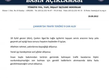 ÇANKIRI’DA TRAFİK TERÖRÜ 9 CAN ALDI