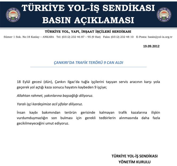 ÇANKIRI’DA TRAFİK TERÖRÜ 9 CAN ALDI