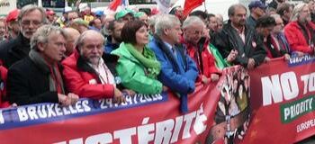 Avrupa Sendikaları: “Tasarruf Tedbirlerine Hayır!”