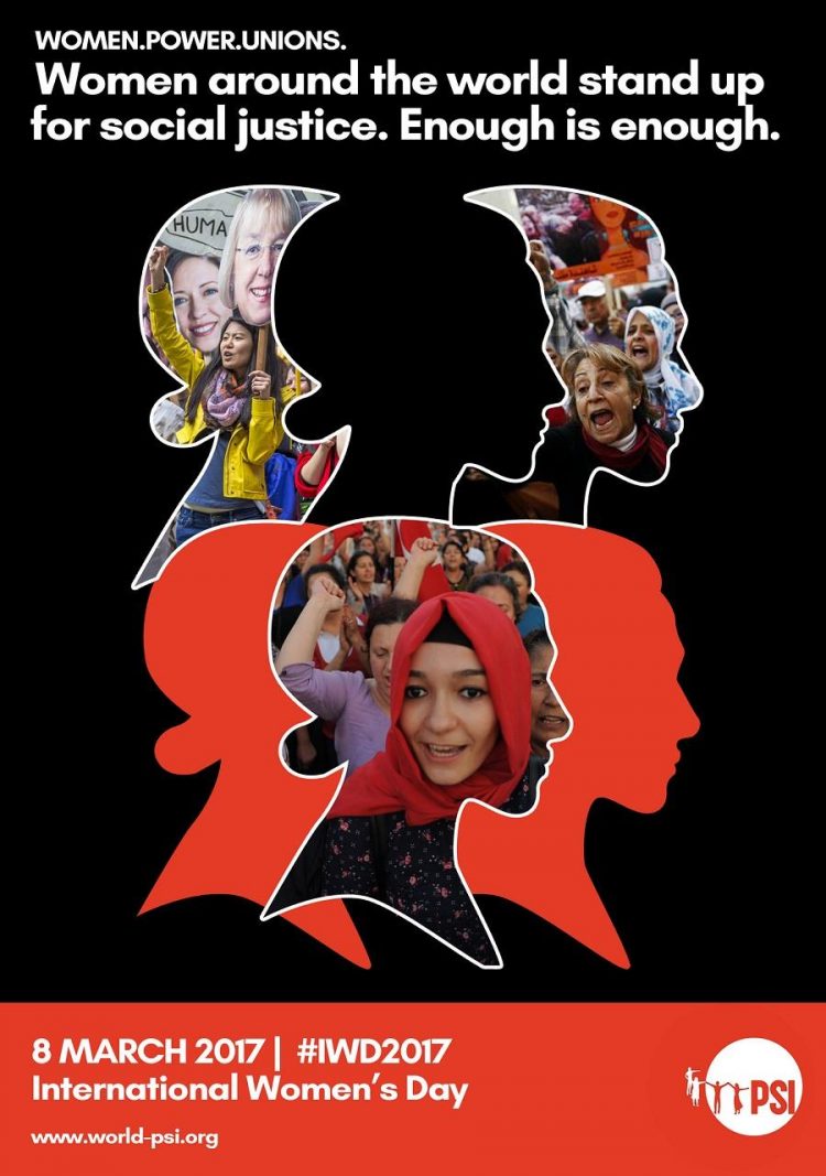 Kamu Hizmetleri Enternasyonali: “Kadınlar Sosyal Adaleti Savunuyor”