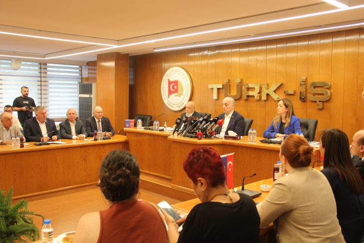 TÜRK-İŞ, HAK-İŞ ve DİSK Ortak Basın Açıklaması