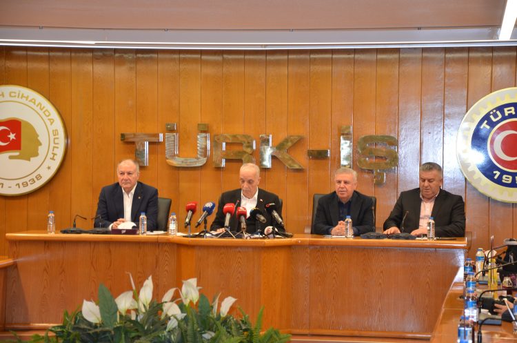TÜRK-İŞ GENEL BAŞKANIMIZ ERGÜN ATALAY’DAN ASGARİ ÜCRET İLE İLGİLİ BASIN AÇIKLAMASI