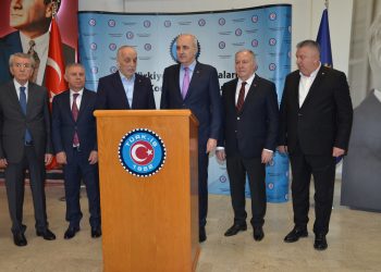 TBMM Başkanı Sayın Numan KURTULMUŞ Konfederasyonumuz TÜRK-İŞ’i Ziyaret Etti